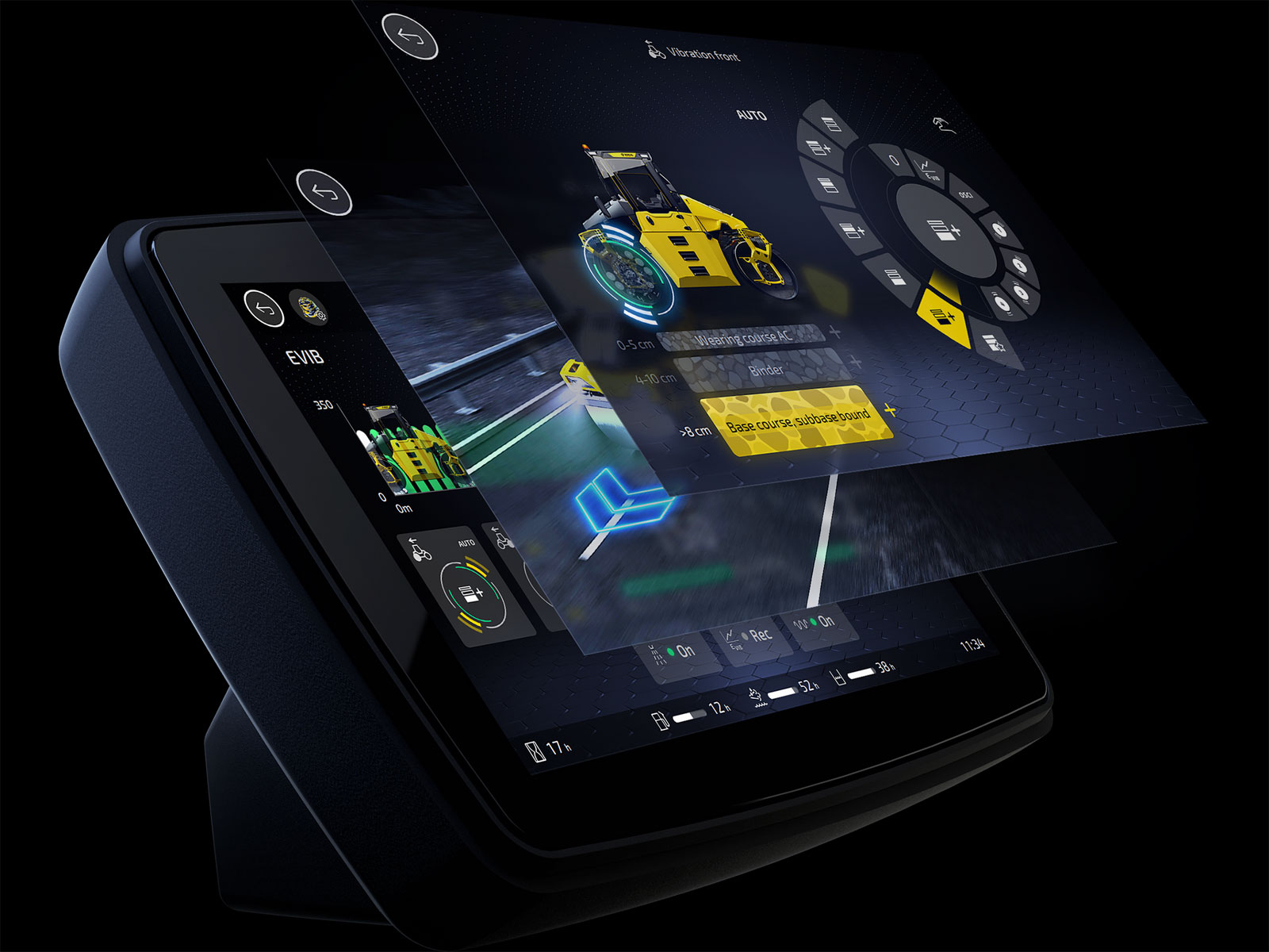 Bomag myCOCKPIT HMI GUI