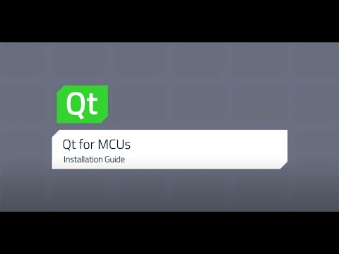Qt for MCUs - Installation Guide